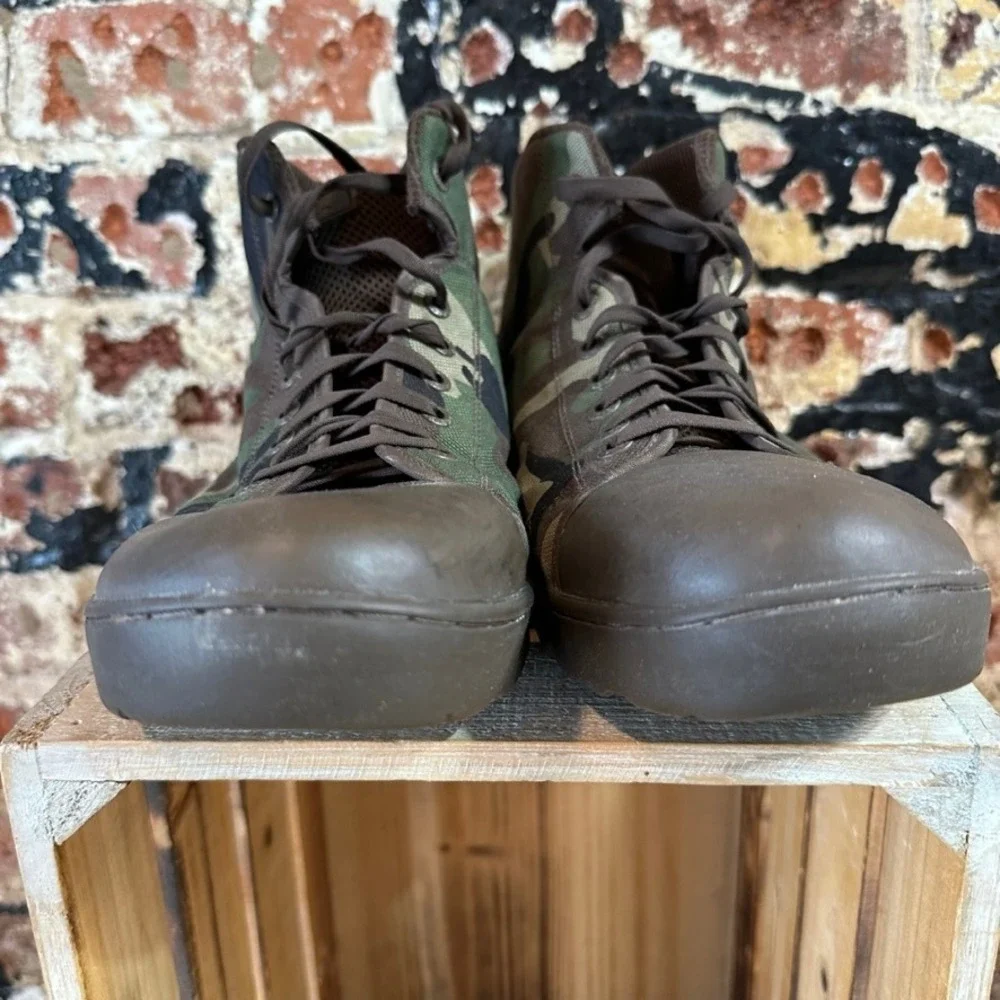Altama Maritime Assault Mid Woodland Camo Tactical Boots 339320 Mens 13